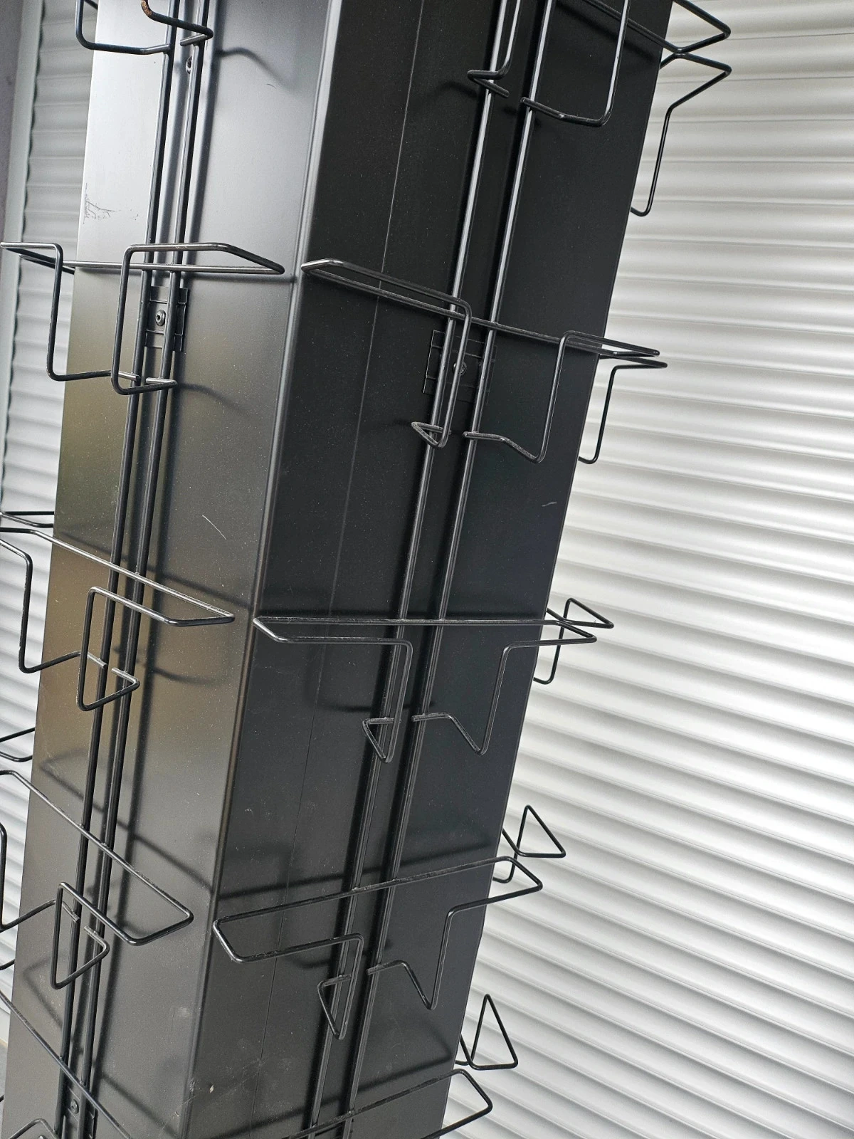 Black professional postcard turnstile display to be picked up in Villeneuve de Marsan, Landes – photo 2